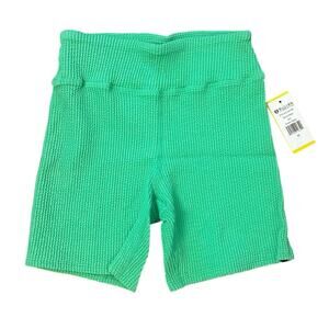 NWT Eleven by Venus Williams Allure Biker Short in Green Apple Size M